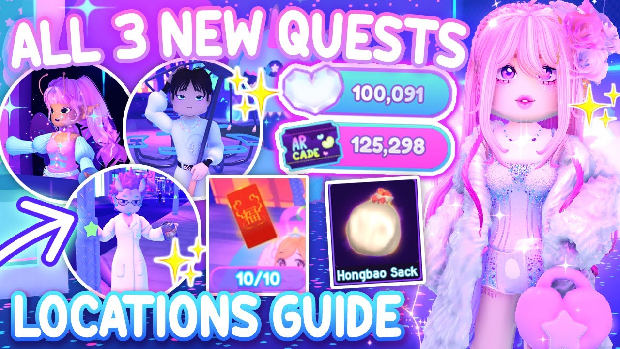 ALL 3 NEW Quests Locations For FREE ITEM & UNLOCK JOBS! ☄ASTRO ...