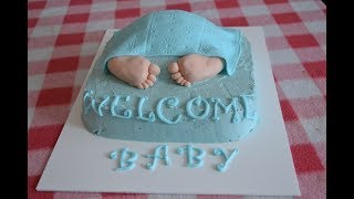 Baby Shower Baby Bum Cake