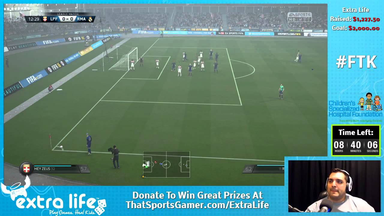 Extra Life 2015 Part 7 - FIFA 16 - YouTube