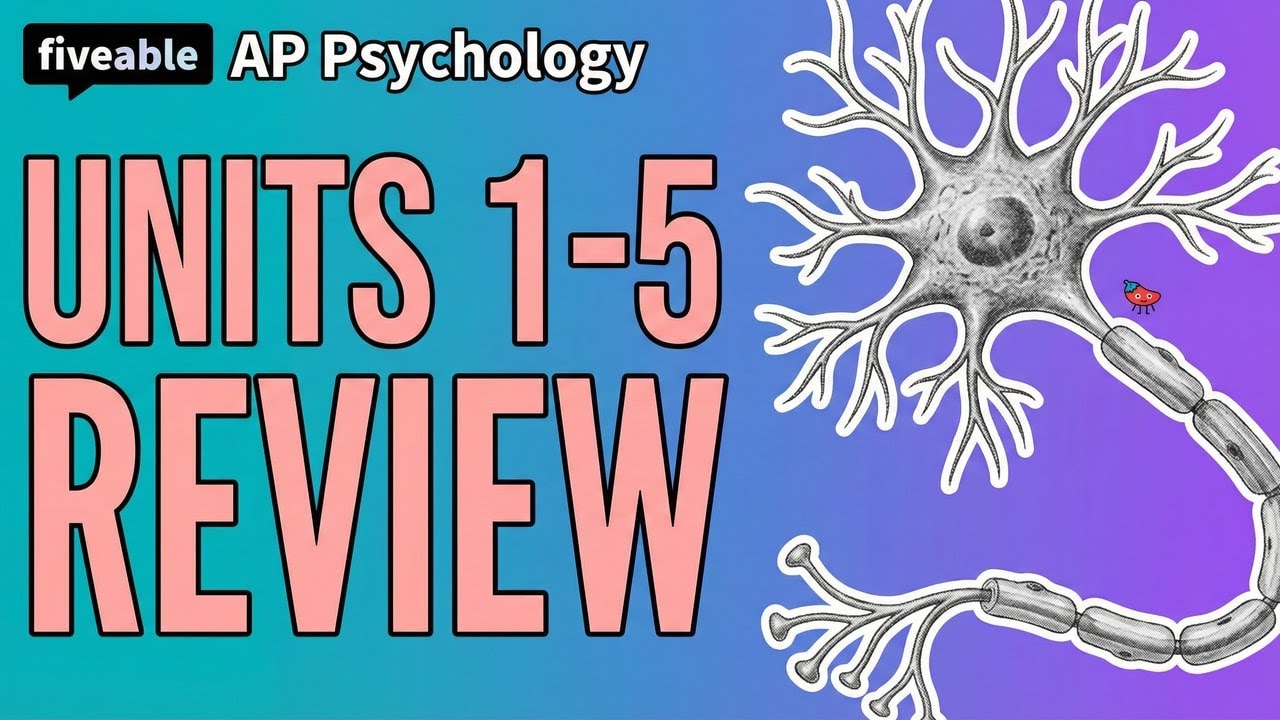 AP Psychology - Fall Review: Units 1-5 | Fiveable Cram Archive