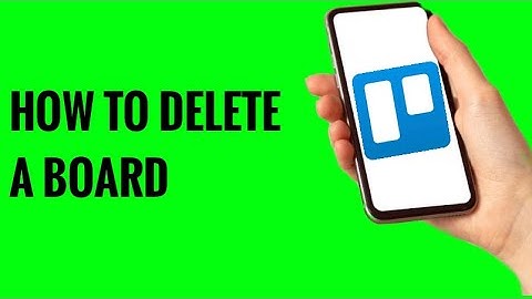 How To Delete A Board in Trello (QUICK & EASY)