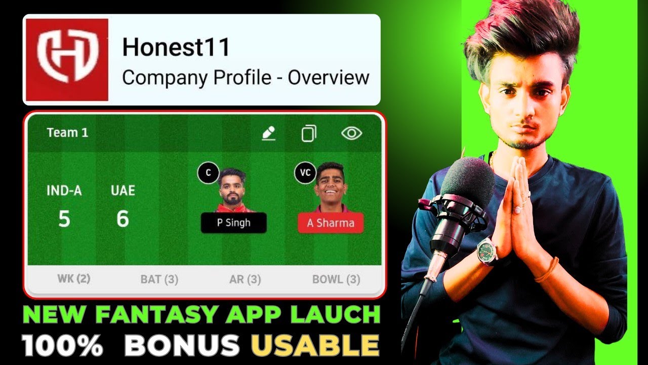Honest 11 New Fantasy app | Best Fantasy app of 2024 | 100 % bonus usable fantasy app |
