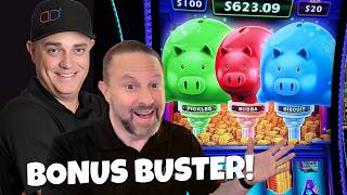 Oscillating Escalator Slot Strategy on Piggy Bankin! screenshot 3