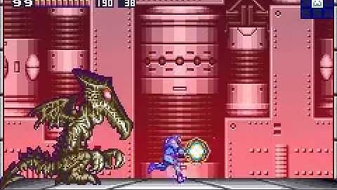 Metroid Fusion (GBA) - Neo Ridley Battle