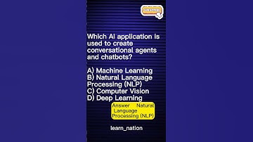 Which AI application is used to create conversational agents and chatbots ?
