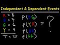 Probability - Independent and Dependent Events