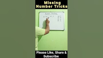 🔥👉 Missing Number Tricks l Reasoning Tricks l Missing Number ka Secret Formula l#shortsfeed #shorts