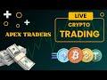 Crypto &amp; Gold Live Trading || 16 Mar || Apex Traders
