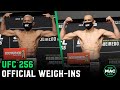 UFC 256: Official Weigh-Ins