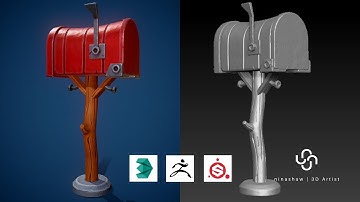 Stylized Game Asset | Full Workflow 3dsMax/Zbrush/Substance Painter