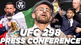 UFC 298 Press Conference Best Moments | Volkanovski vs Topuria