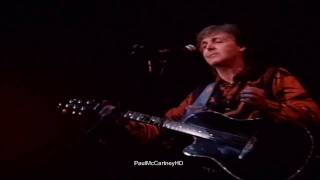 Video thumbnail of "Paul McCartney - Yesterday (Live 1990) (Get Back World Tour)  high definition"