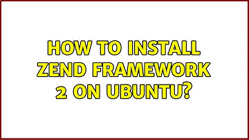Ubuntu: How to install Zend Framework 2 on ubuntu?