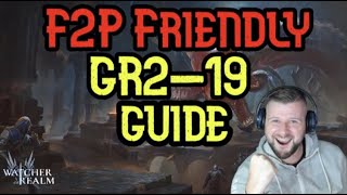 Epic Only Gear Raid 2-19 F2P Friendly Best Guide With Trash Gear! - Watcher of Realms