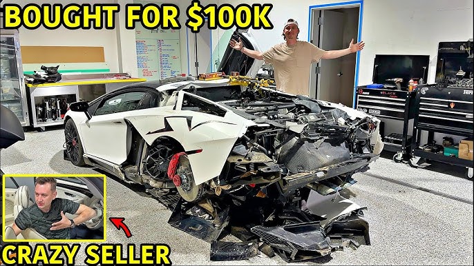 Totaled 2022 Lamborghini Aventador Ultimae Pops Up on Copart With Just  1,064 Miles