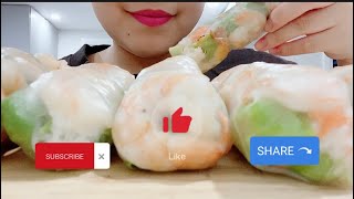 ASMR x Summer Fresh Rolls (Shrimp & Pork Version w Fish Sauce) No Talking