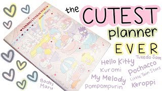 THE CUTEST PLANNER EVER - Sanrio Characters 2020 Planner Flipthrough &amp; First Impressions