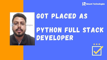 Besant Technologies | Himanshu  Got Placed | Full Stack Developer Course Review | Placement Update