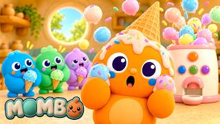 MOMBO and the Magic Ice Cream Machine 🍦 | Episode 8 | Funny Cartoon for Little Ones (No Words)