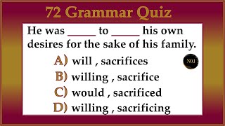 70   Mixed Test | grammar tenses in english | English All Tenses Mixed Quiz | No.1 Quality English
