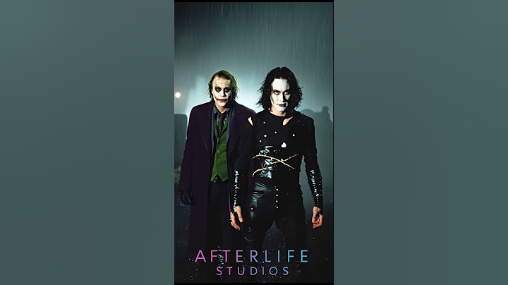 The Crow x The Joker 🃏🖤 #thecrow #thejoker #joker #tribute #gothic #edit #ai #aireimagined