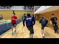 富山ハンドボーラーズDAY2019富山ドリーム決勝前アップ