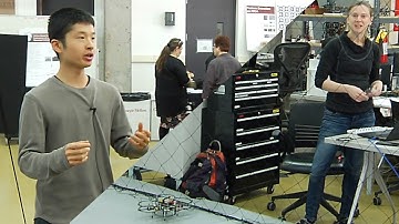 Quadrotor Formation Flights and Robust Adaptive Control : RI PhD Students Ellen Cappo & John Yao