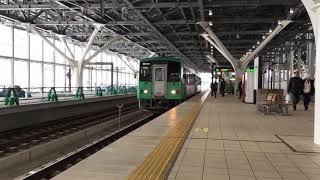 キハ120形富山駅発車
