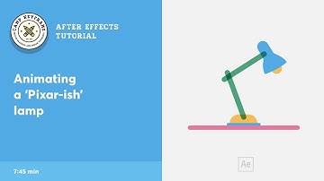 After Effects Tutorial - Pixar-ish Lamp Animation
