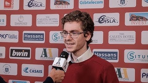 Round 10 Gibraltar Chess post-game interview with GM David Anton