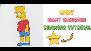 How To Draw Bart Simpson - Full Tutorial