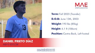 Daniel Prieto Men's Soccer Fall 2023 (Transfer)