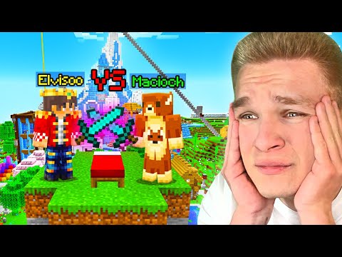 ZAMIENIŁEM *CAŁE MILIONOWICE* ⛔️ w MAPĘ BED WARS 🛏 i ⚠️POKONAŁEM ELVISOO⚠️ w Minecraft! 😱