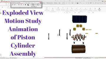 #Exploded #Animation #Pistoncylinder #Solidworkstutorial #engine #cylinderblock #motion #analysis