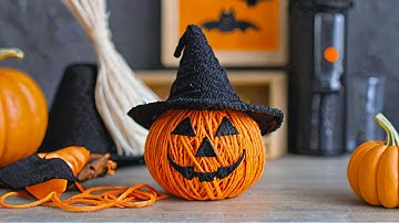 Blender with Stable Diffusion XL Tutorial - Halloween yarn ball