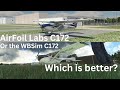 WBSim C172 or AirFoil Labs C172