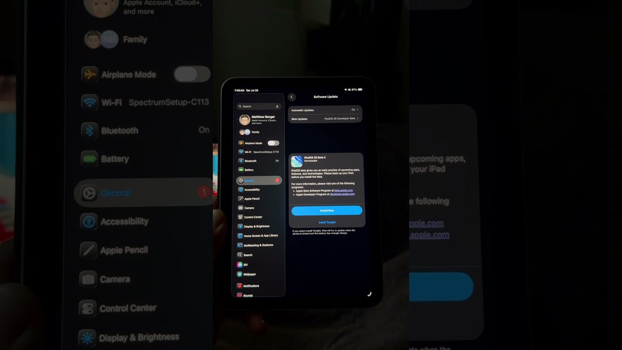 IOS IPadOS 26 BETA 4 SECOND RELEASE IS OUT NOW Featuring Mia 