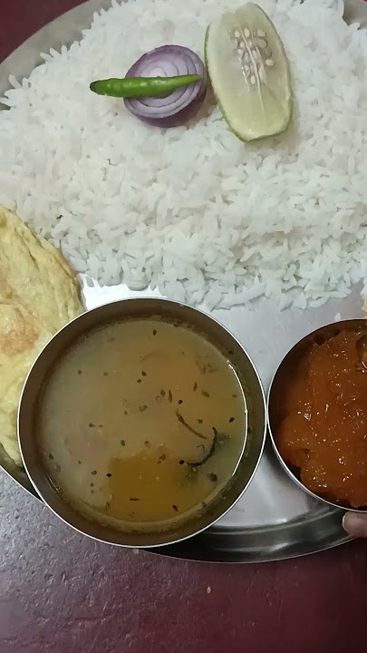 Lunch thali🥰#shortsviral #mycooking #lunch #dj #remix #song #newmusic #food #comfortfood #90fps