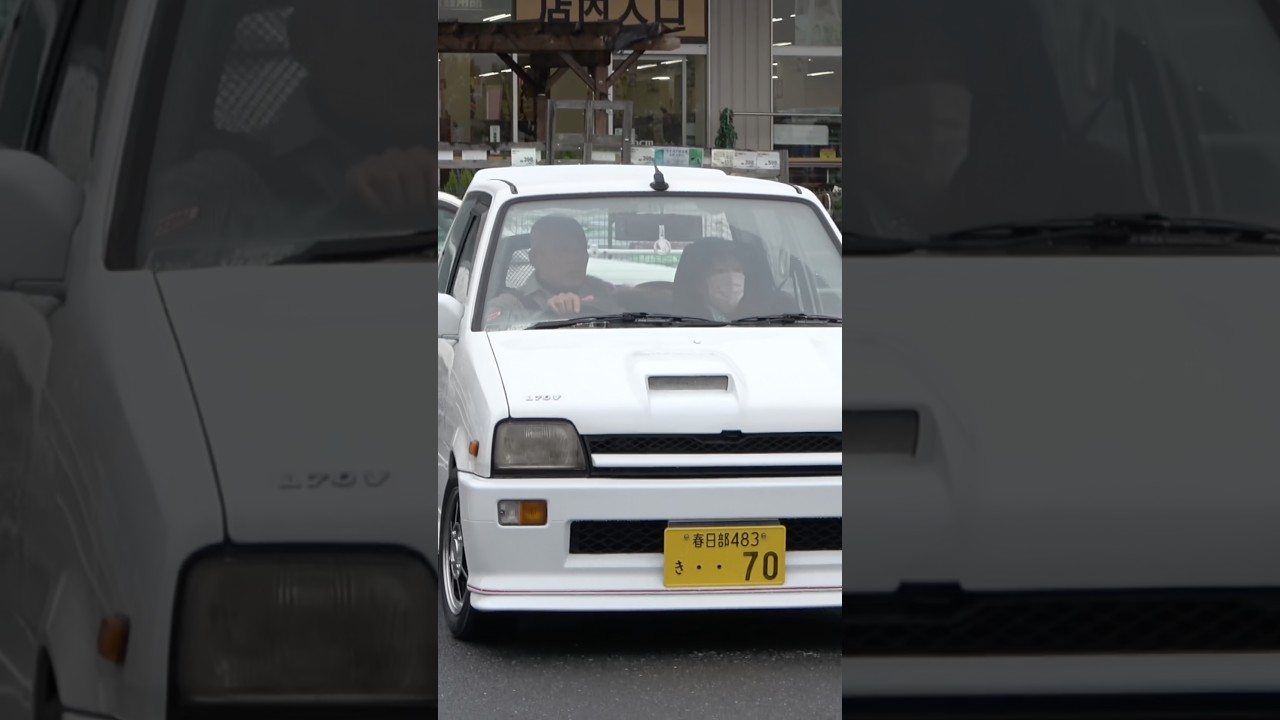 ミラTRーXX入場シーン #旧車 #アリオ上尾旧車 #jdm #潟菱 - YouTube