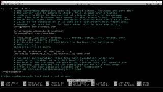 How To install a web server using the Apache2 package on Debian Linux in VirtualBox