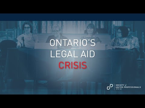 Ontario's Legal Aid Crisis