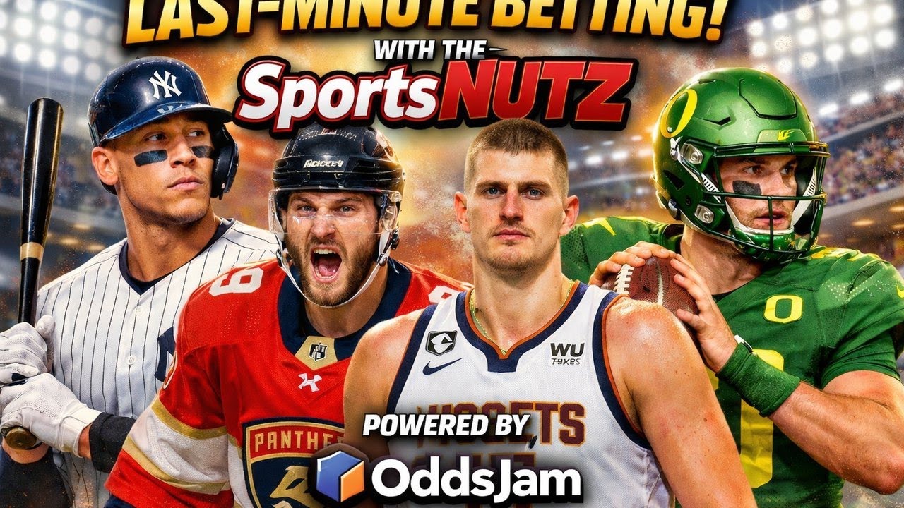 Last Minute Betting with The Sports Nutz | January 26th, 2026 | NFL Playoffs Talk and More 📱