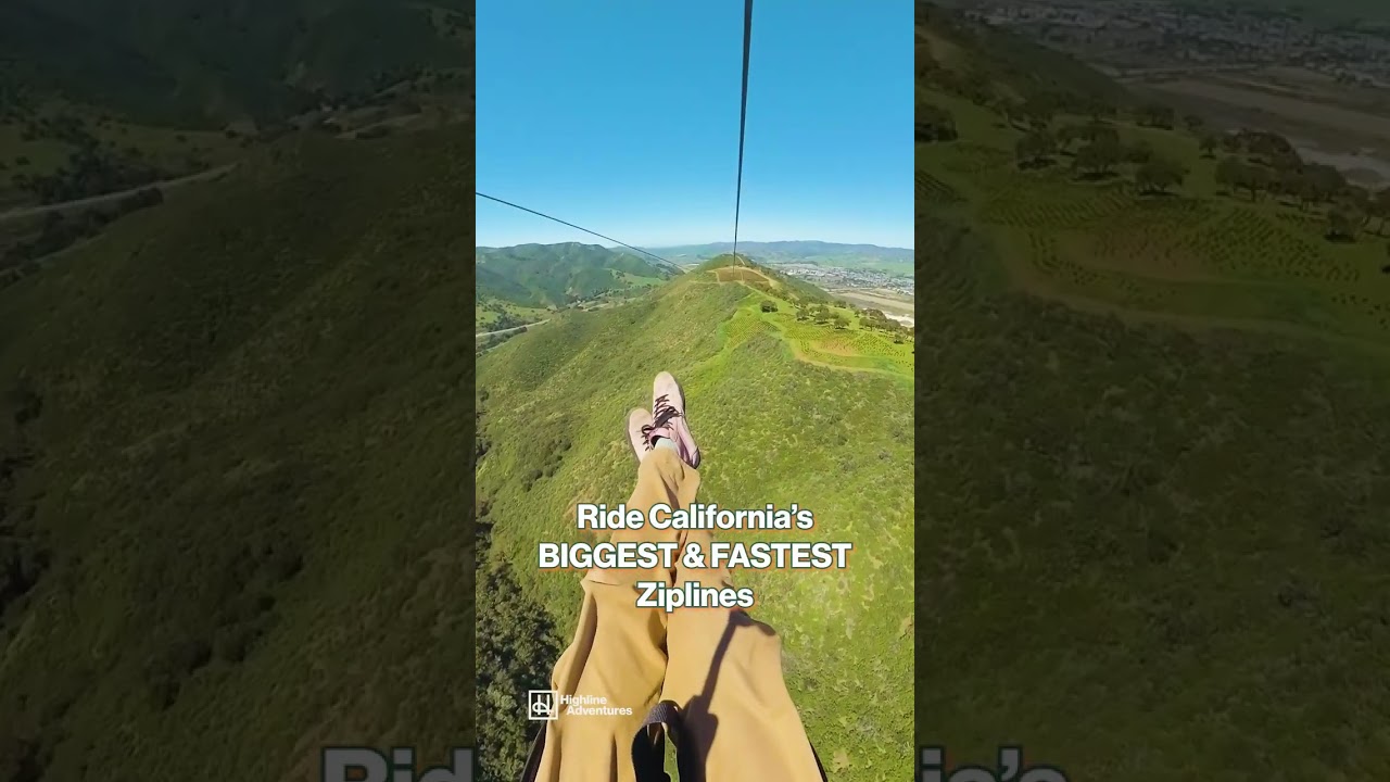 California's BIGGEST zipline!