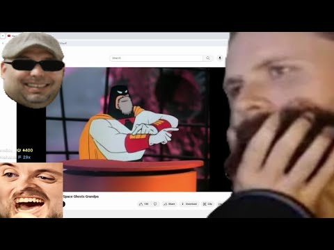Forsen reacts to Macho Man Randy Savage as Space Ghosts Grandpa