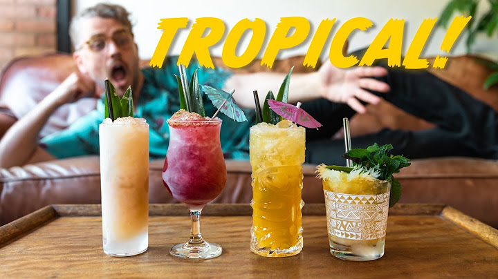 4 hot weather TROPICAL drinks to try this summer