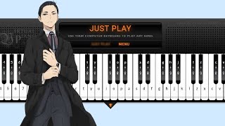 The Millionaire Detective Ending - Welcome My Friend Virtual Piano Sheet HARD