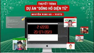 Đồng Hồ Điện Tử - Nguyễn Minh Hà - Lớp lập trình Python VS372 screenshot 4