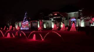 Northeast Texas Light Show at home of Donna Orr