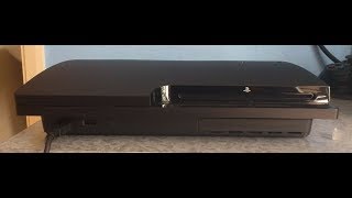 Sony PlayStation 3 Slim ( PS3 Slim ) destroyed