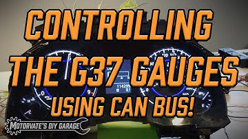 Controlling the G37 gauges using CAN Bus! Motorvate